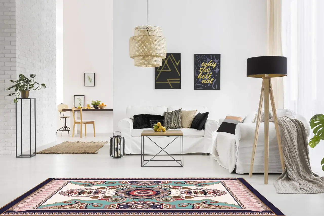 floorevents.com Vloerkleed vinyl  | Persia fiori