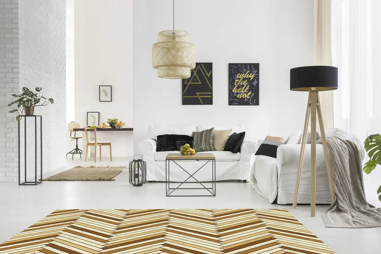 Vloerkleed vinyl | Woody Vloerkleed vinyl | Woody