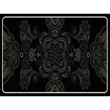Vinyl rug | Black Vinyl rug | Black
