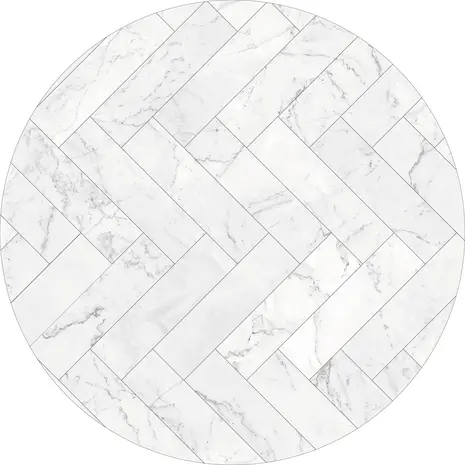 Vloerkleed vinyl rond | Marble love Vloerkleed vinyl rond | Marble love
