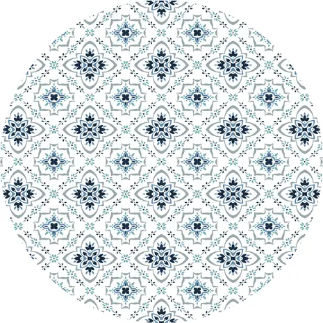 Vloerkleed vinyl rond | 3 Vloerkleed vinyl rond | 3