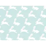 children's room rug vinyl | Rabbit children's room rug vinyl | Rabbit