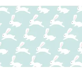 kinderkamerkleed vinyl | Konijn