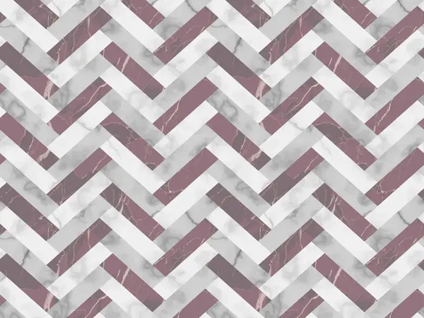 Vinylboden | Marmor Fischgrät - grau/altrosa