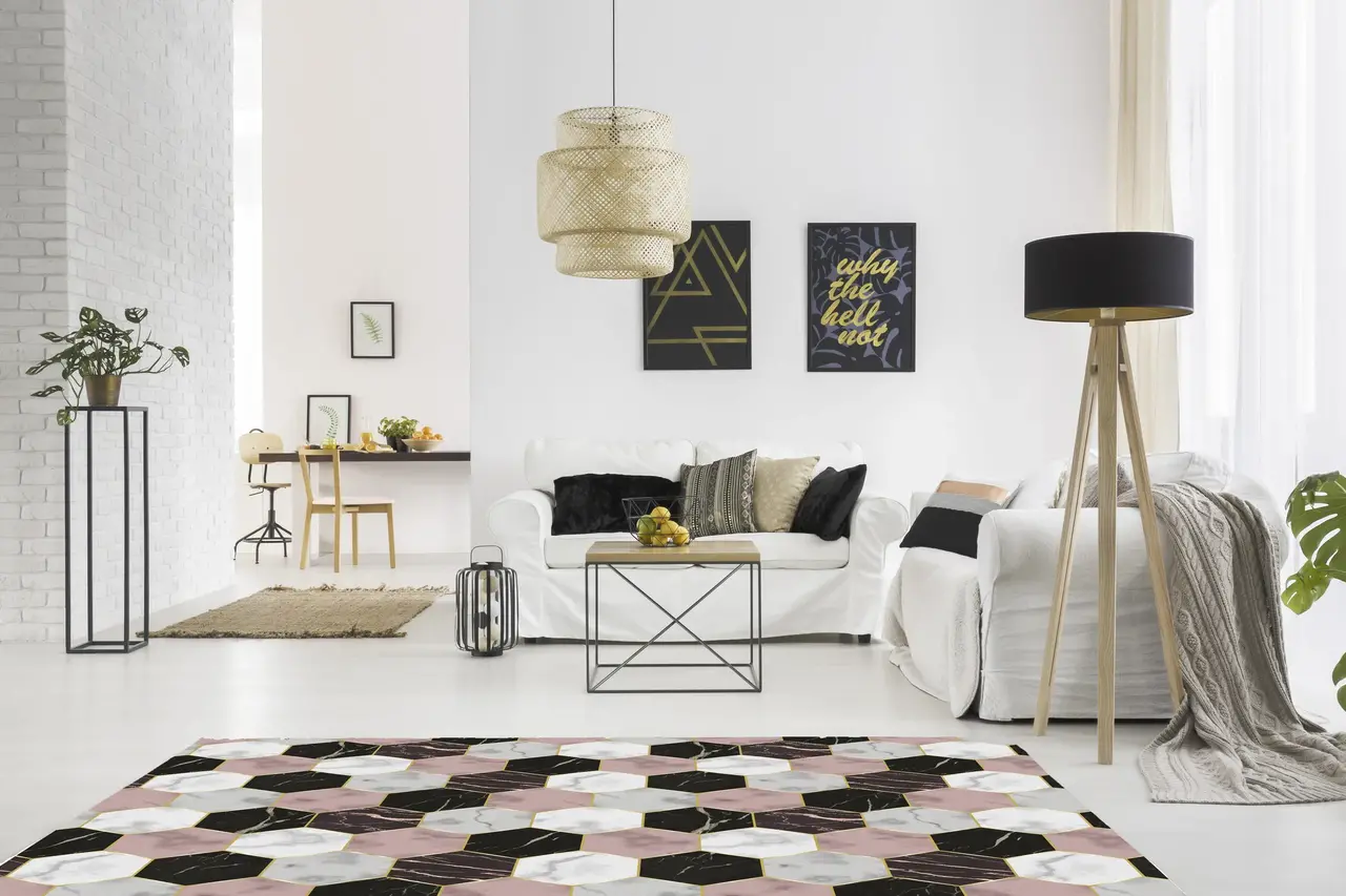 Vinyl | Teppich | Pink Marble Vinyl | Teppich | Pink Marble