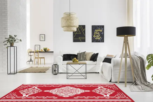 vinyl | rug | Lighthouse red vinyl | rug | Lighthouse red