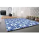 floorevents.com Inductie beschermer  | Blauwe tegels tulpen