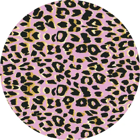 Vloerkleed vinyl rond | Pink P Vloerkleed vinyl rond | Pink P