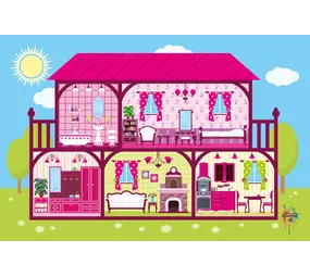 Speelkleed vinyl | Poppenhuis Speelkleed vinyl | Poppenhuis