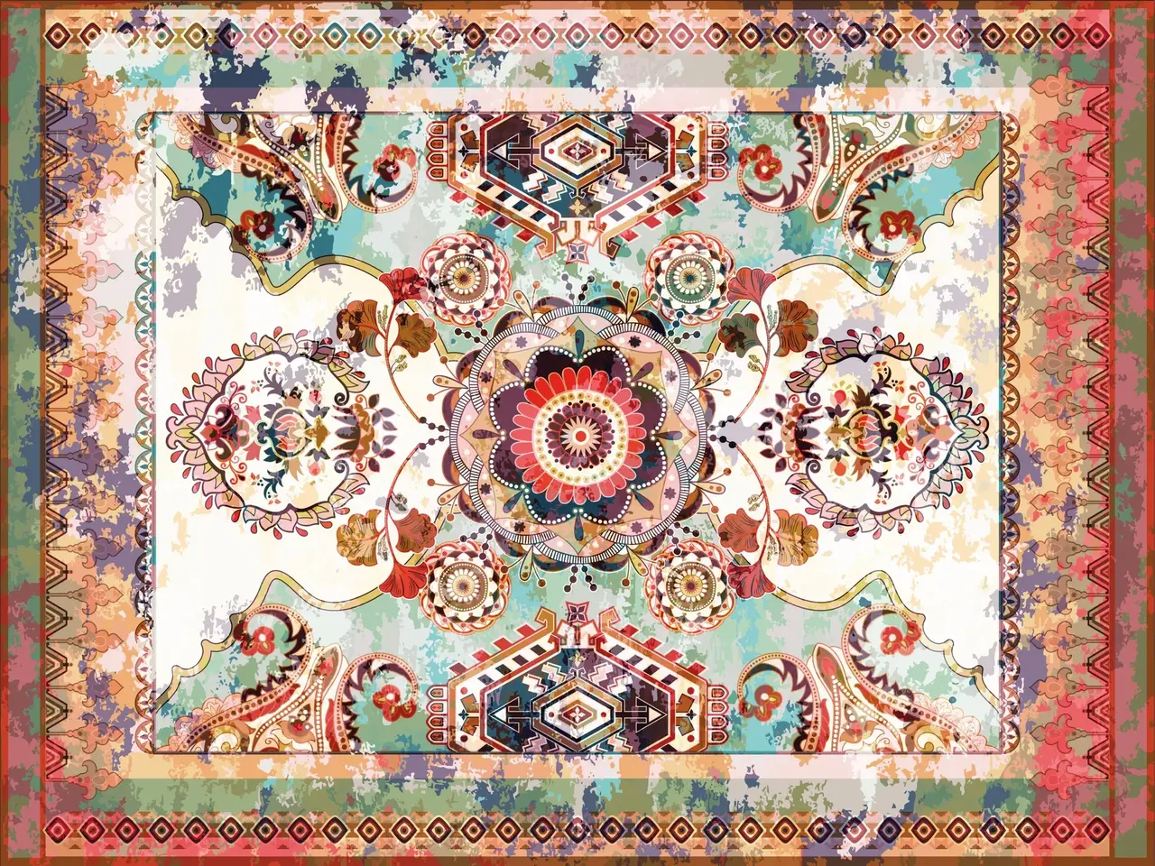 Vloerkleed vinyl | Indira Vloerkleed vinyl | Indira