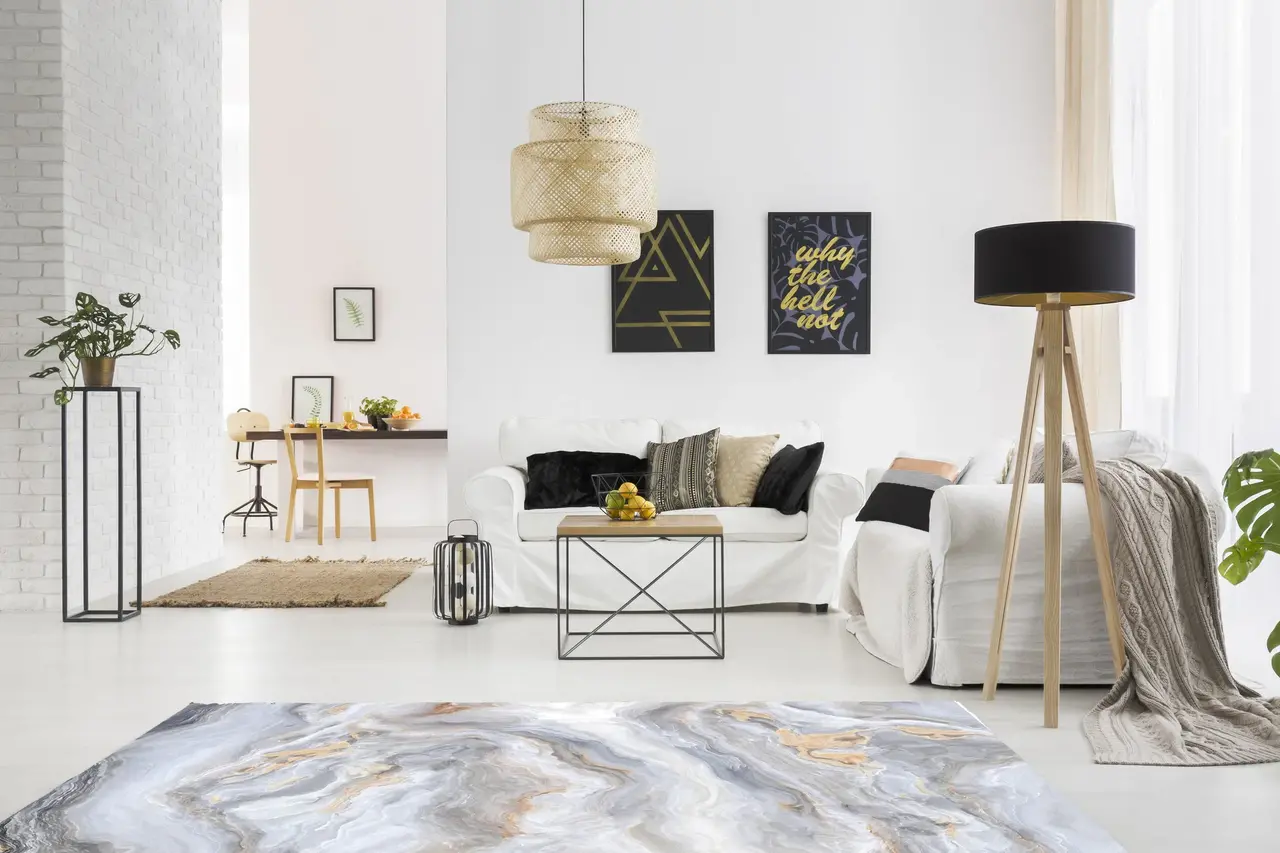 Vinyl rug | Sparkling marble Vinyl rug | Sparkling marble