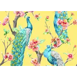 Vinyl placemat | Tropical paradise yellow Vinyl placemat | Tropical paradise yellow