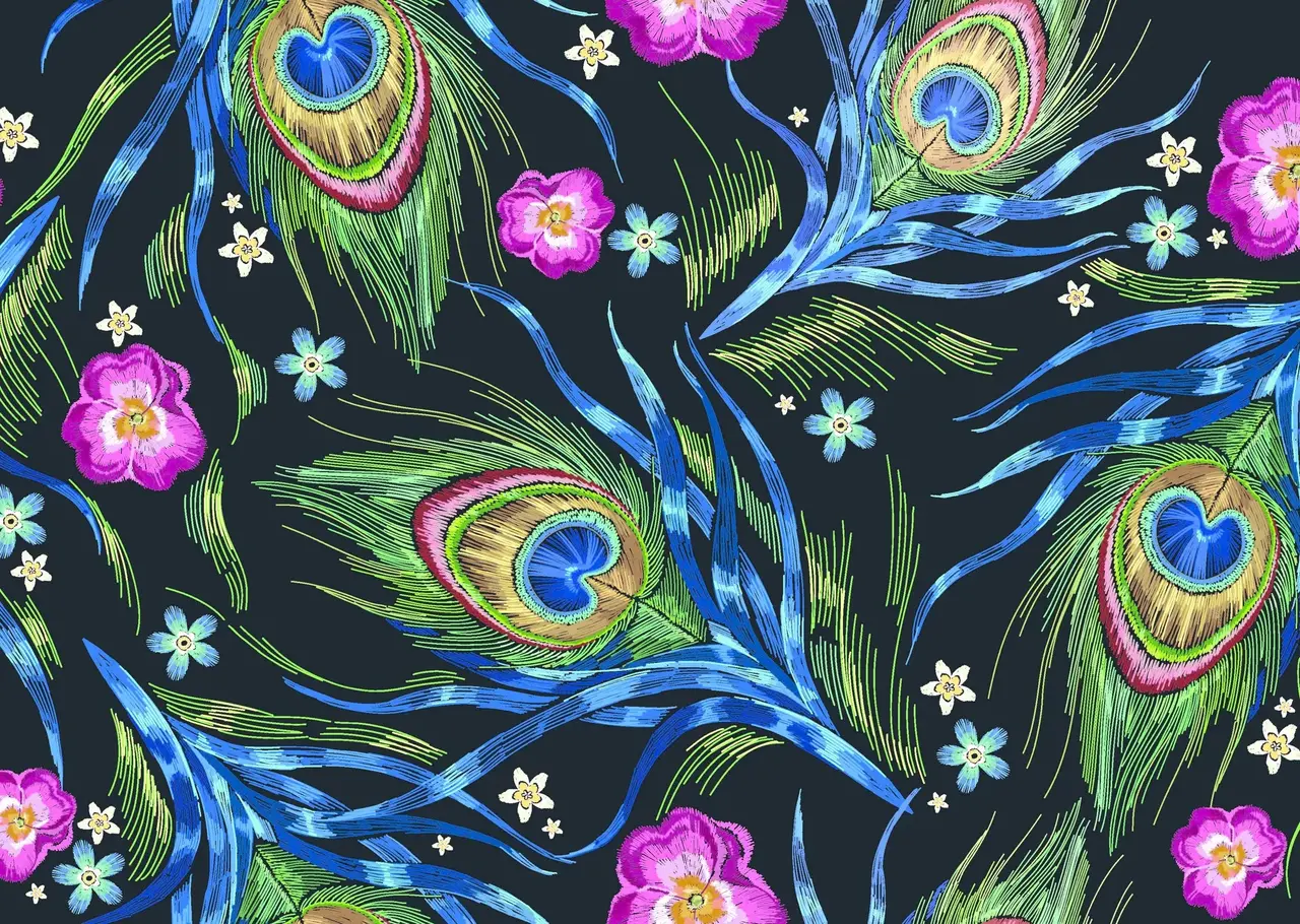 Placemat vinyl | Peacock Placemat vinyl | Peacock