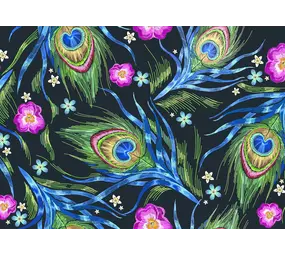 Placemat vinyl | Peacock Placemat vinyl | Peacock