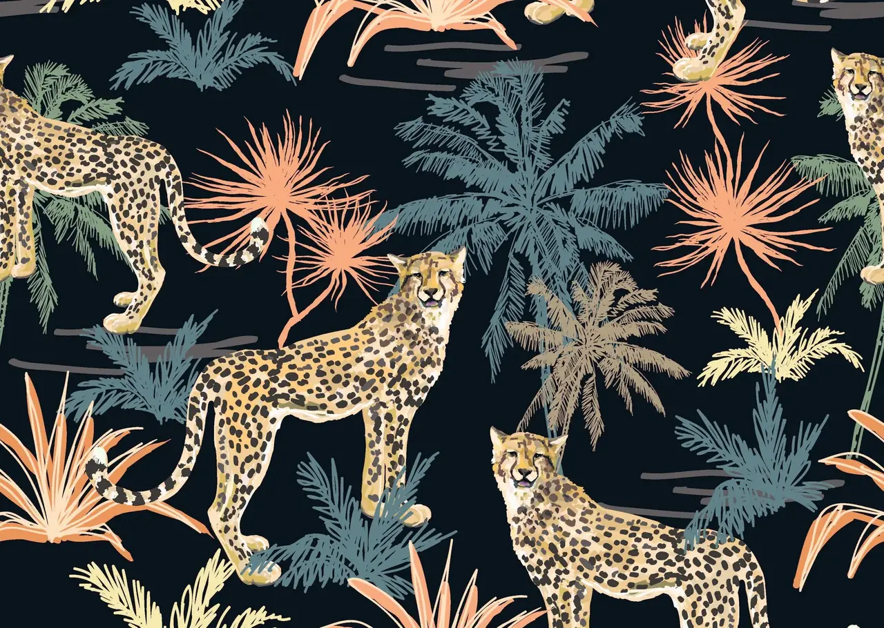 Placemat vinyl | safari Placemat vinyl | safari