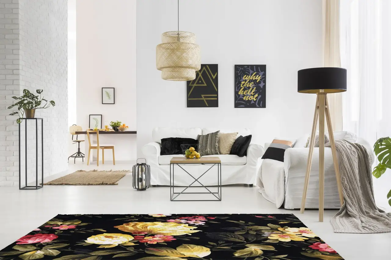 Vinyl rug | Flower Vinyl rug | Flower