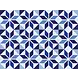floorevents.com Vinyl rug | Mavi tile pattern rug