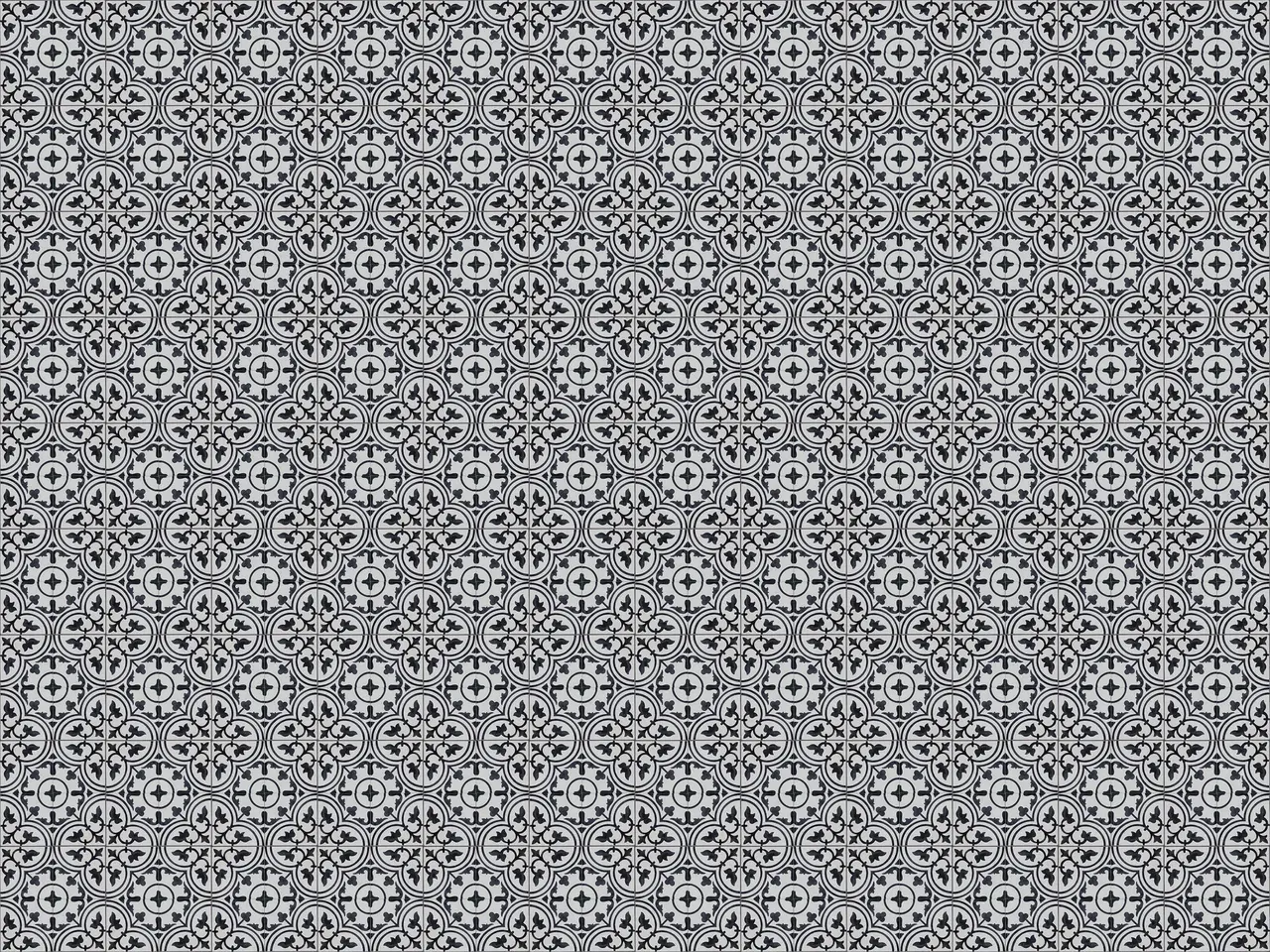 Vinylboden | Graues Mosaik