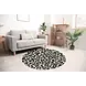 floorevents.com Rug vinyl round | Panther grey