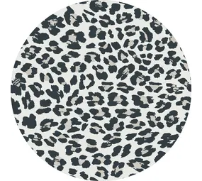Vloerkleed vinyl rond | Panter grey Vloerkleed vinyl rond | Panter grey