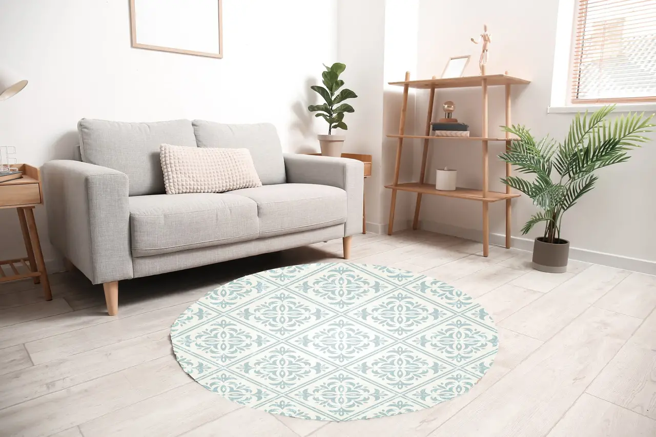 Floor rug vinyl round | 14