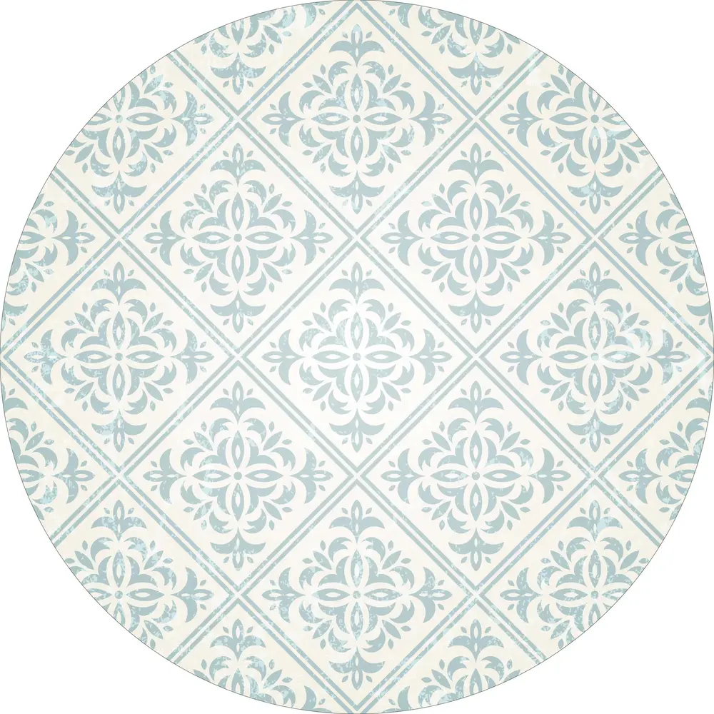 Floor rug vinyl round | 14