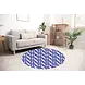 floorevents.com Vloerkleed vinyl rond | Mavi