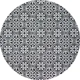 Vloerkleed vinyl rond | Grey Mosaic Vloerkleed vinyl rond | Grey Mosaic