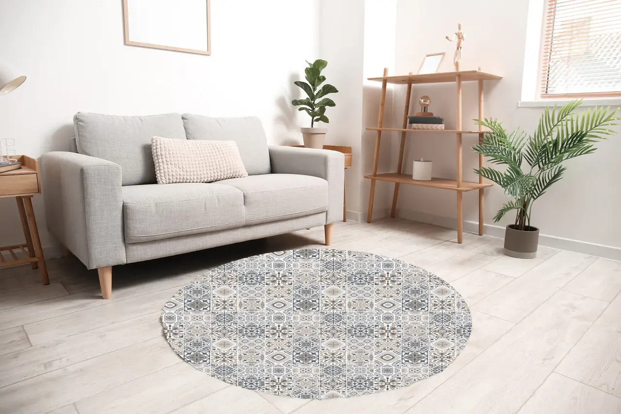 Rug vinyl round | 6 Rug vinyl round | 6