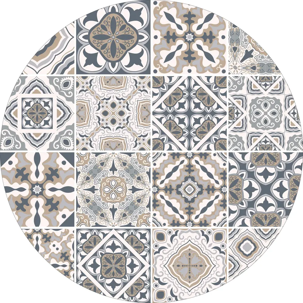 Rug vinyl round | 6 Rug vinyl round | 6