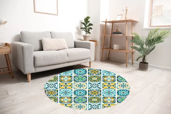 Vloerkleed vinyl rond | 5 Vloerkleed vinyl rond | 5