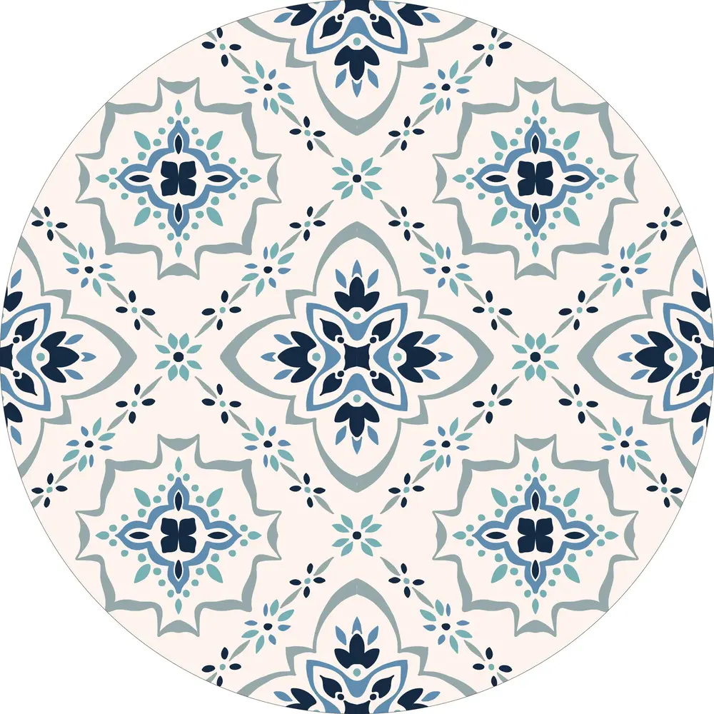 floorevents.com Vinyl round rug | 3