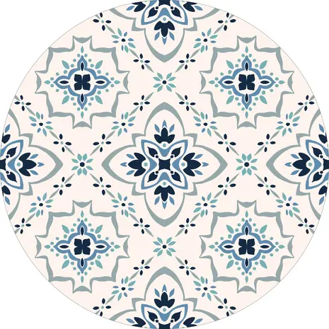 Vloerkleed vinyl rond | 3 Vloerkleed vinyl rond | 3