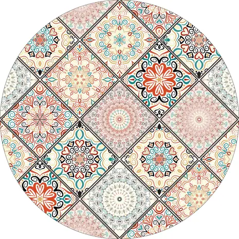 Vinyl round rug | 2 Vinyl round rug | 2
