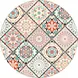 floorevents.com Vinyl round rug | 2
