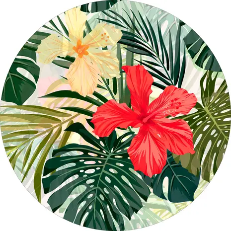 floorevents.com Vinyl round rug | Palma