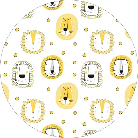 Vinyl rug round | Leo Vinyl rug round | Leo