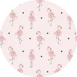 Vinyl round rug | Flamingo junkie Vinyl round rug | Flamingo junkie