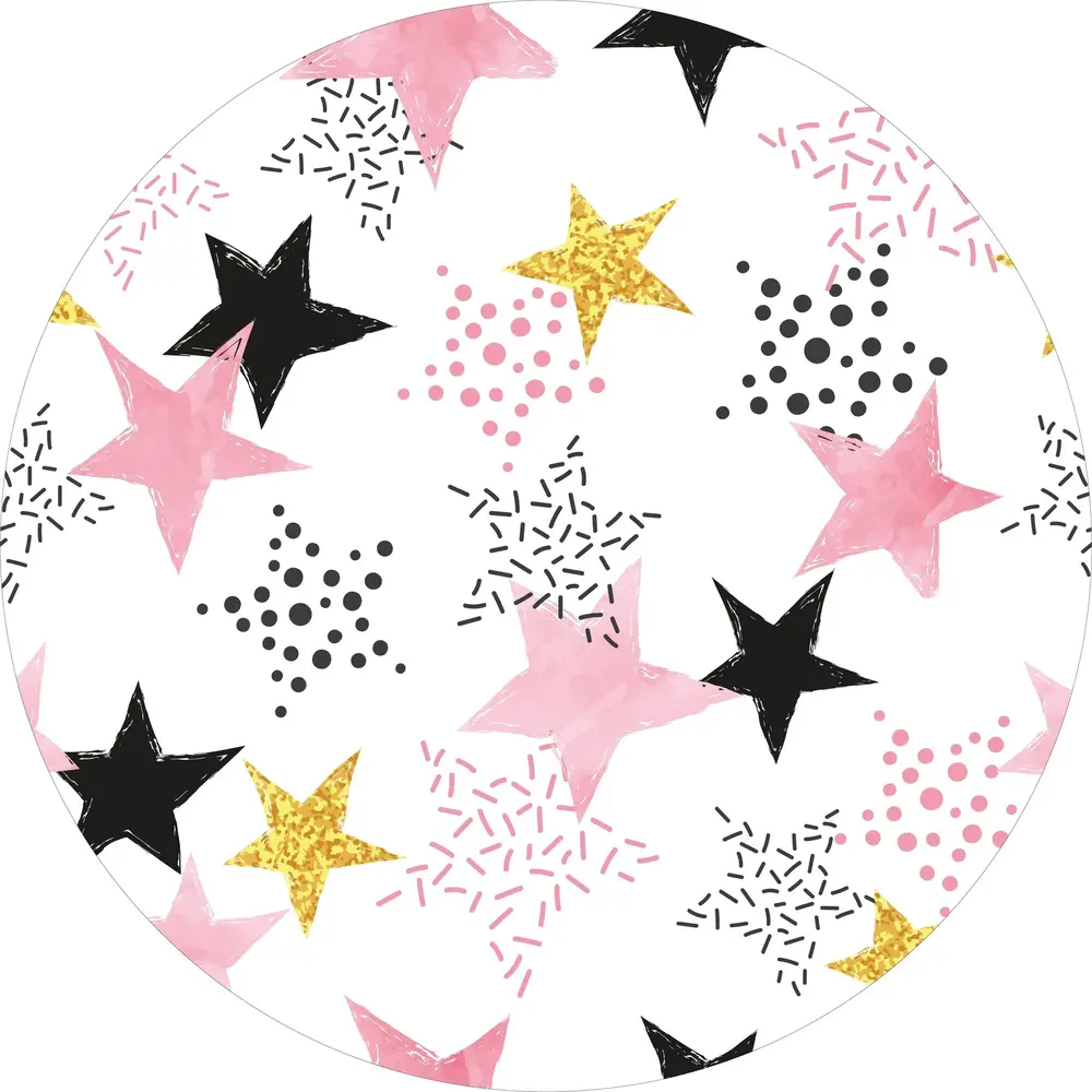 Round vinyl rug | Shining star Round vinyl rug | Shining star