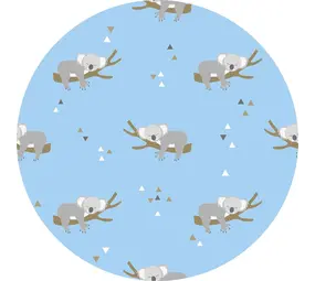 floorevents.com Round vinyl rug | Lazy Koala