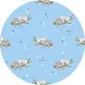 floorevents.com Round vinyl rug | Lazy Koala