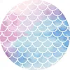 Vloerkleed vinyl rond | Ariel