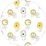 kinderkamer kleed rond | Lion kinderkamer kleed rond | Lion