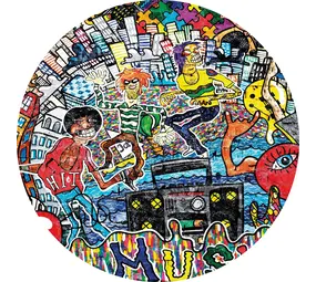 floorevents.com Vinylboden rund | Graffiti-Kunst floorevents.com Vinylboden rund | Graffiti-Kunst