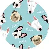 Vloerkleed vinyl rond | Bullie Vloerkleed vinyl rond | Bullie