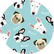 floorevents.com Round vinyl rug  | Bullie