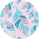floorevents.com Vinylboden rund | Federn rosa