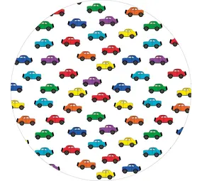 Vloerkleed vinyl rond | Autos kleur Vloerkleed vinyl rond | Autos kleur