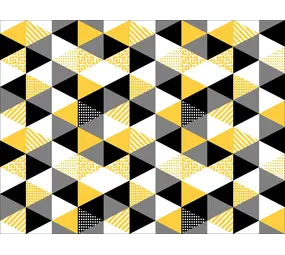 Vinyl rug | Yellow Mellow Vinyl rug | Yellow Mellow