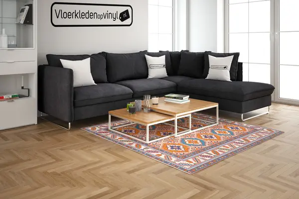 Vinyl rug | Boho Chic